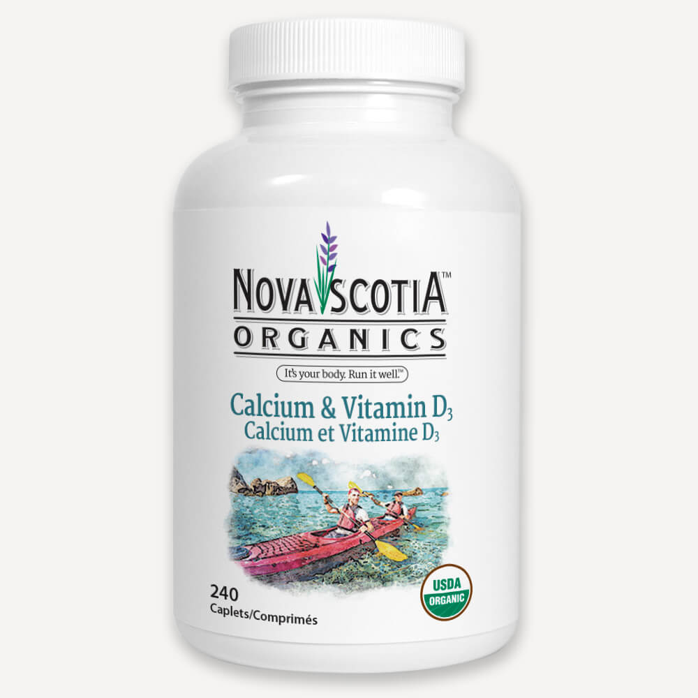 NOVA Organics - Calcium & Vitamin D3 - 240 caplets