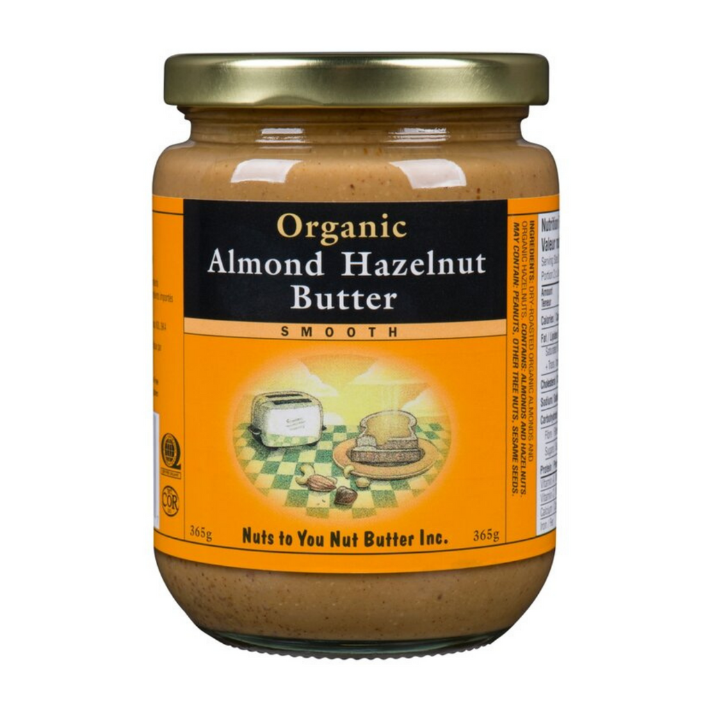 NUTS TO YOU    Org Almond Hazelnut Smooth 365g