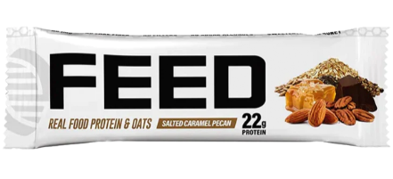 NUTRABOLICS   FEED BAR   SALTED CARAMEL PECAN   65g - 12/box