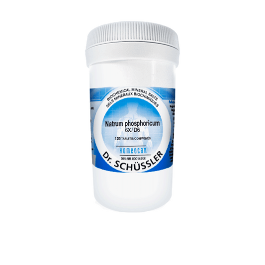 SCHÜSSLER MINERAL TISSUE SALTS N°10 Natrum phosphoricum NO.10-125 12X