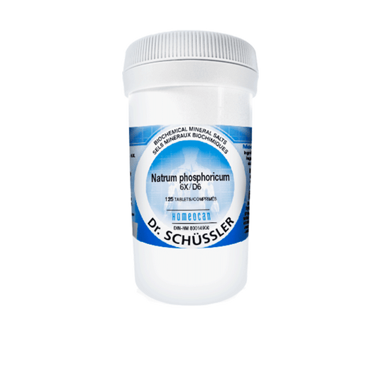 SCHÜSSLER MINERAL TISSUE SALTS    N°10 Natrum phosphoricum    NO.10-500 12X