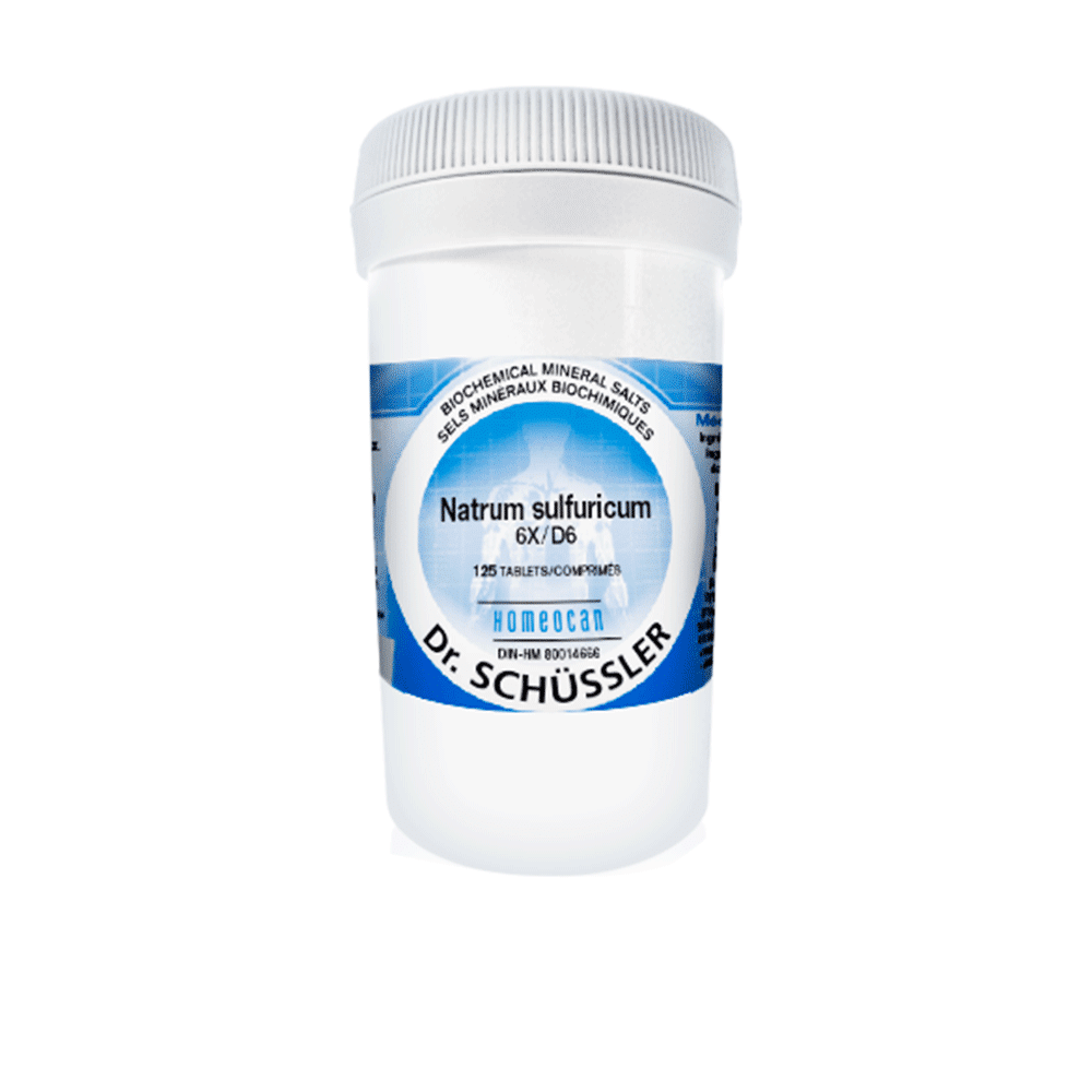 SCHÜSSLER MINERAL TISSUE SALTS    N°11 Natrum sulfuricum    NO.11-500 12X