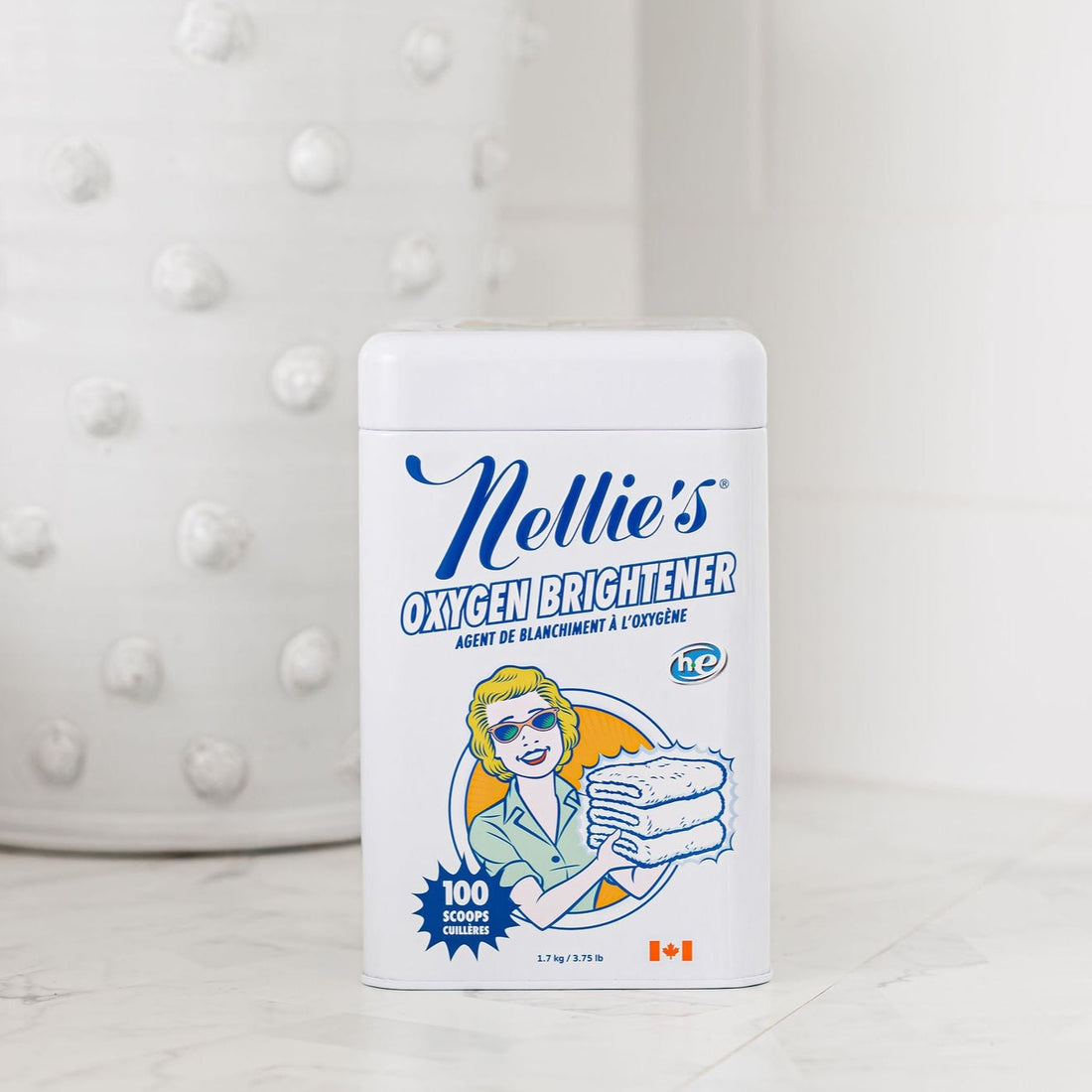 NELLIE'S *   Oxygen Brightener, Tin CORK, 100 loads