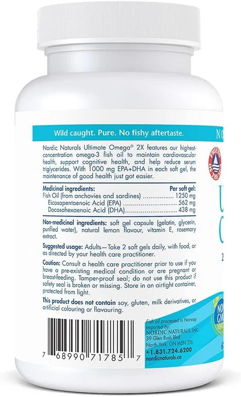 NordicNaturals - Ultimate Omega 2X - 60 gels