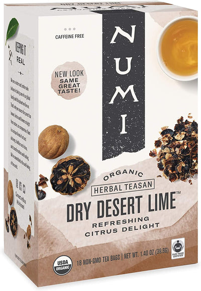 NUMI TEAS    Org Dry Desert Lime Tea 18ct
