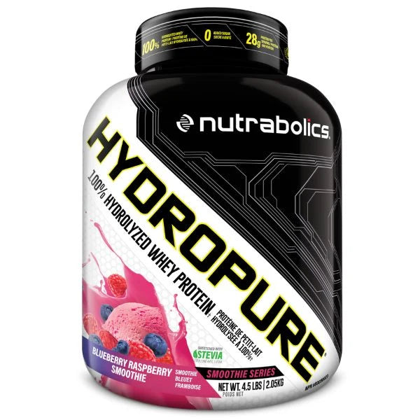 NUTRABOLICS - HYDROPURE - BLUEBERRY RASPBERRY SMOOTHIE - 4.5lbs