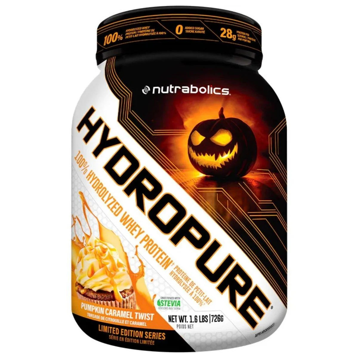 NUTRABOLICS - HYDROPURE - 1.6lbs - PUMPKIN CARAMEL TWIST