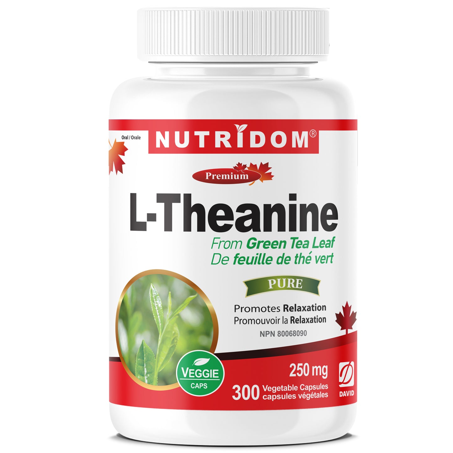 Nutridom - L-Theanine 250 mg  300 Vcaps