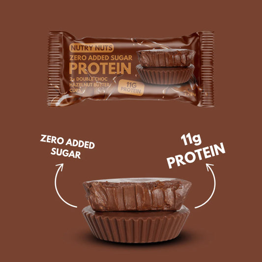 Nutry Nuts PB Cups, Double Chocolate Hazelnut butter cups, 2-pack 42g