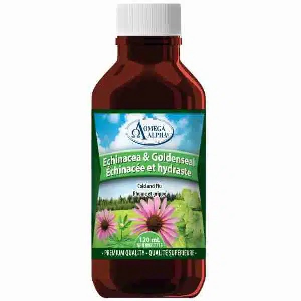 Omega Alpha   Echinacea & Goldenseal | Natural Flav   120 mL