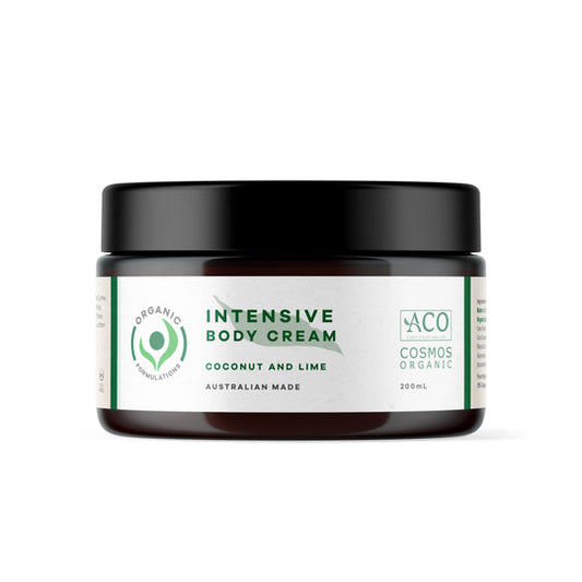 Organic Formulation - Intensive Body Cream - Coconut & Lime 200g