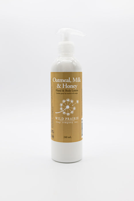 Wild Prairie Soap-Oatmeal Milk & Honey 240 ml LOTION