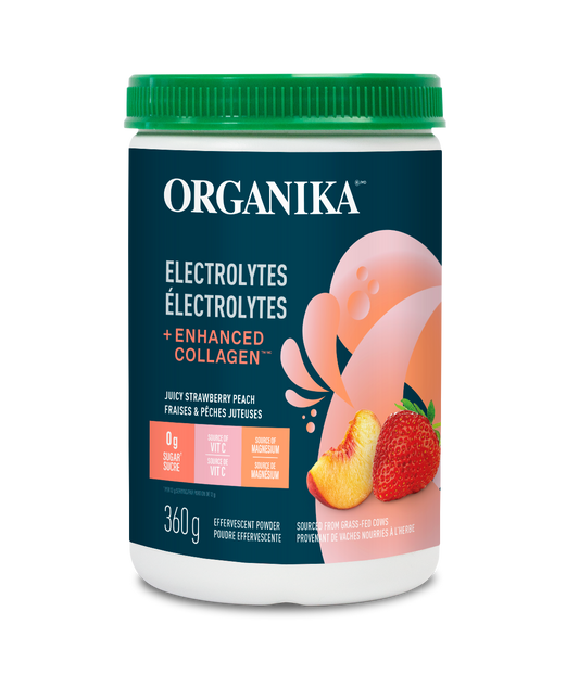 Organika   ELECTROLYTES COLLAGEN STRAWBERRY PEACH 360G