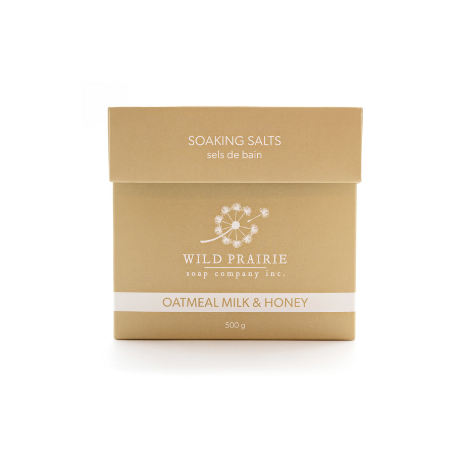 Wild Prairie Soap-Oatmeal Milk & Honey Soaking Salts 500 g