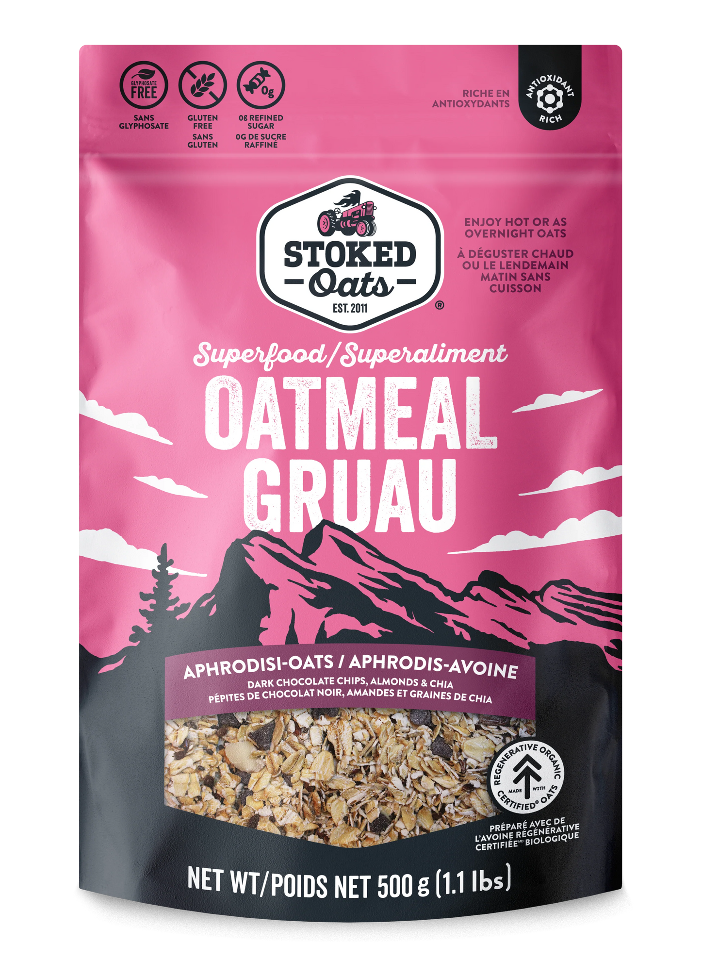 Stoked Oats Blend Aphrodisi-Oats 500 g - Case of 8