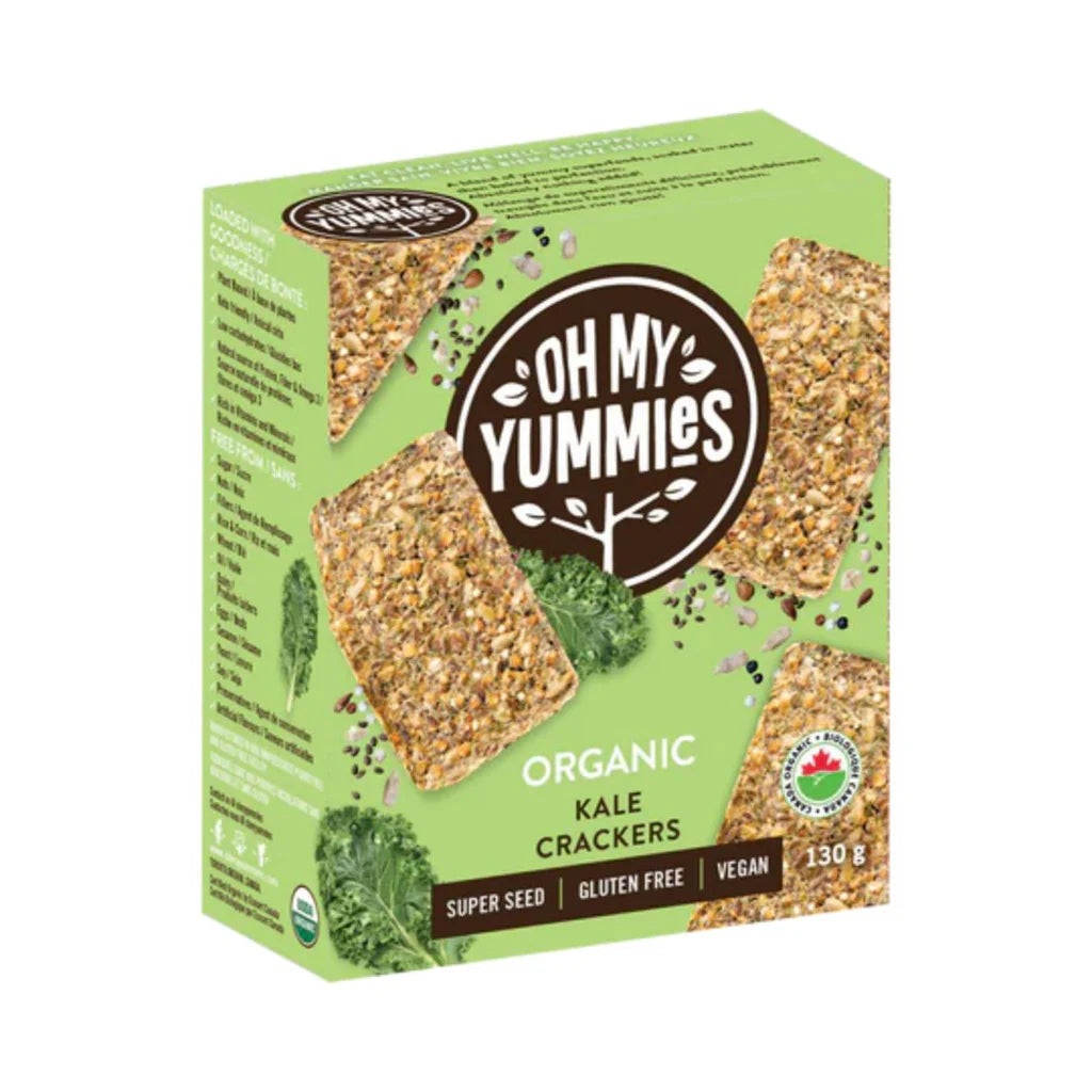 Oh My Yummies_Oh My Yummy - Organic Kale Crackers_130g
