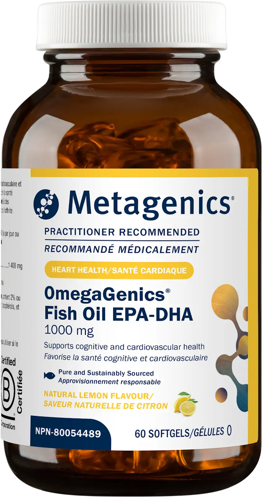 Metagenics OmegaGenics Fish Oil EPA-DHA 1000 mg 60 SG   60Capsules