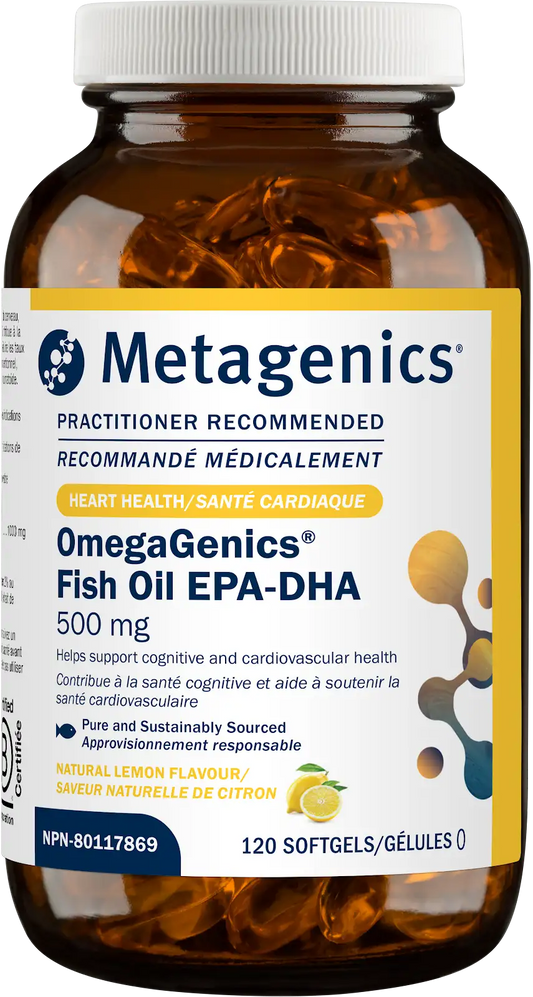 Metagenics OmegaGenicsFish Oil EPA-DHA 500 mg 120 SG   120Capsules