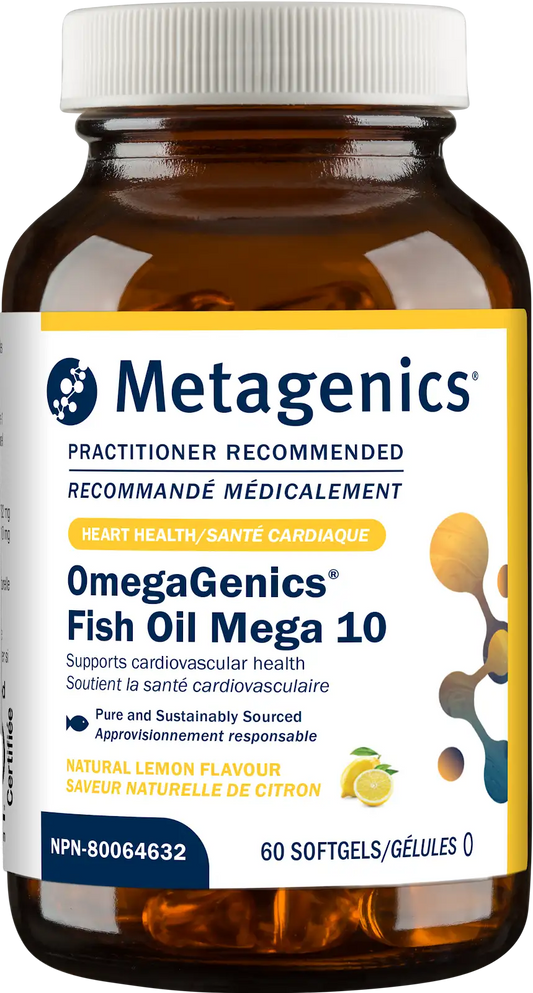 Metagenics OmegaGenicsFish Oil Mega 10® 60 SG   60Capsules