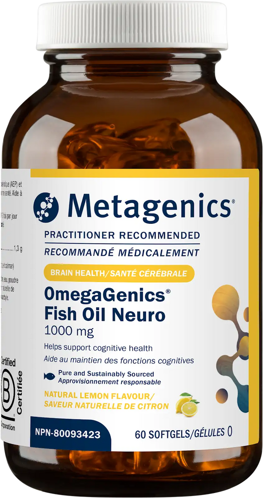Metagenics OmegaGenicsFish Oil Neuro 1000 mg 60 SG   60Capsules