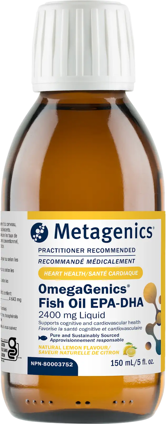Metagenics OmegaGenics Fish Oil EPA-DHA 2400 mg liquid (30 servings)   30Count