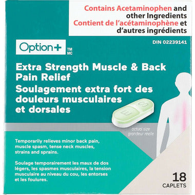 MUSCLE & BACK XST TB STN 18 TABLET