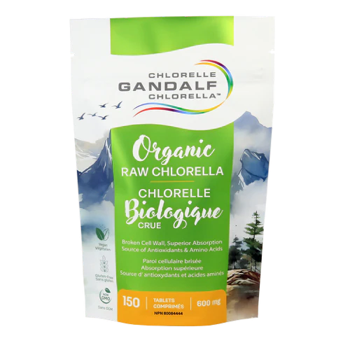 GANDALF    Chlorella Org 600mg, 150tabs