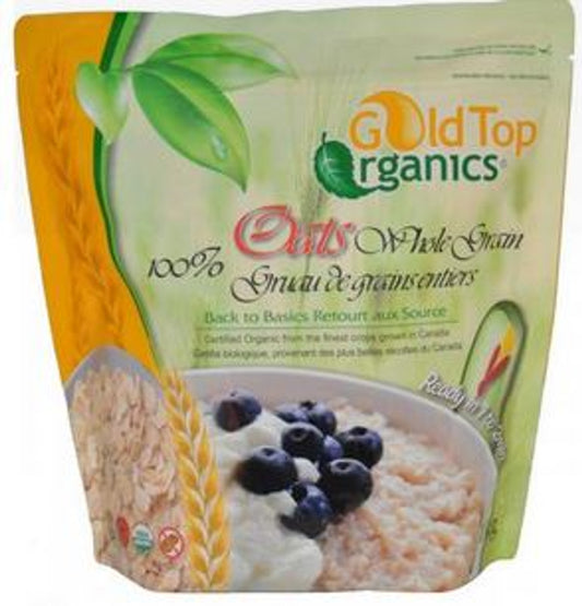 Gold Top Organics   Back to Basics Oats 1kg