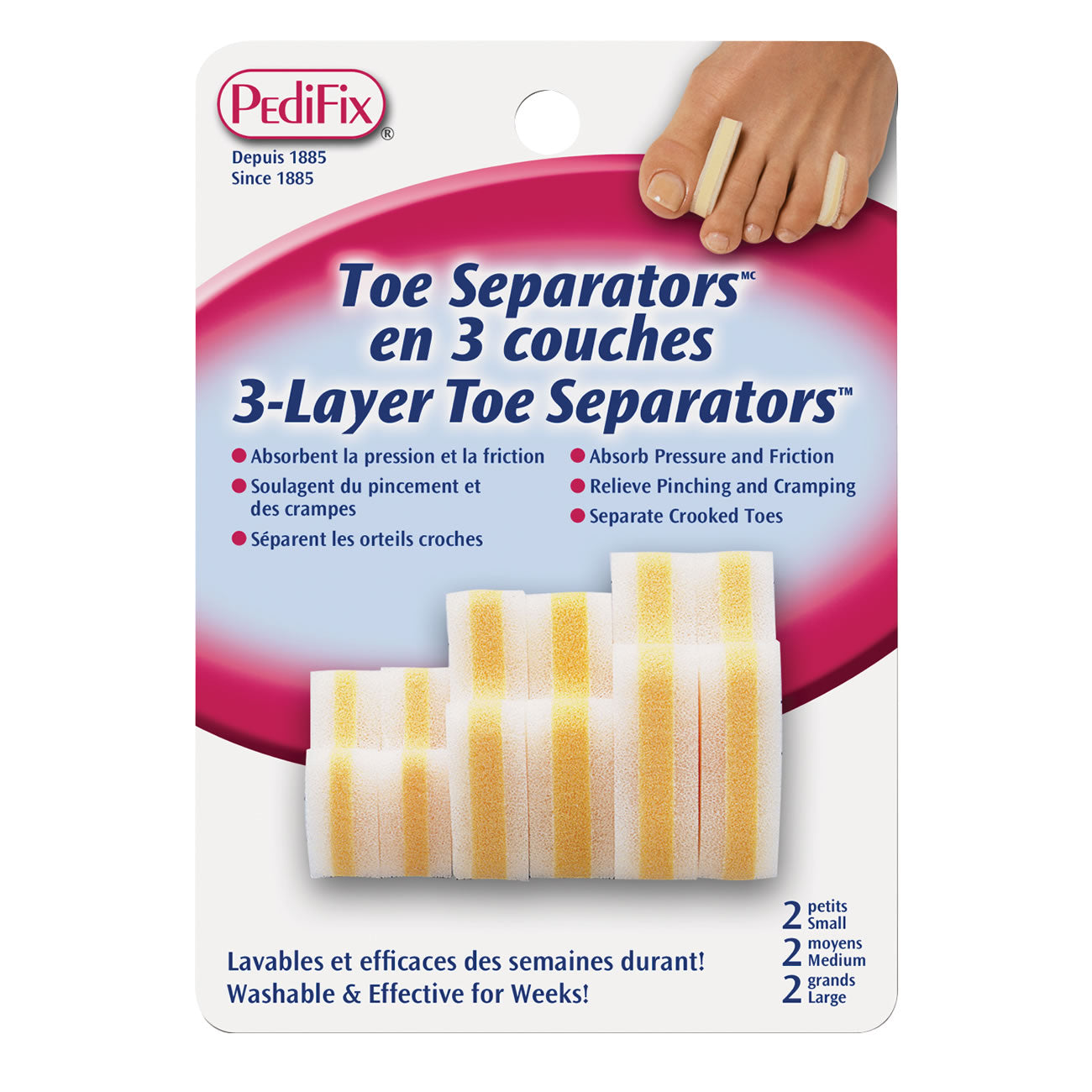 PEDIFIX TOE SEPARATORS