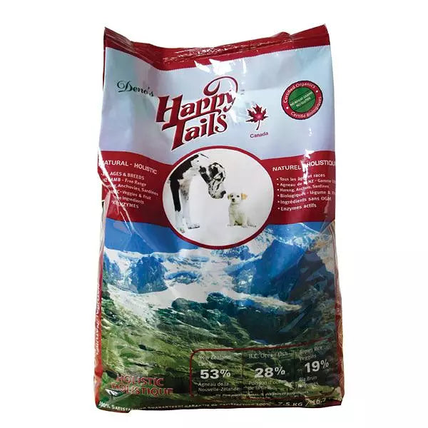 HAPPY TAILS   - Dry Dog Food, Lamb     7.5kg