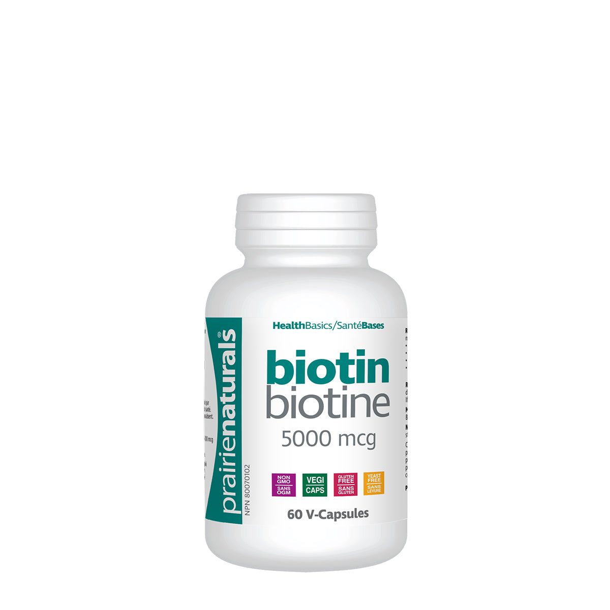 Biotin 5,000mcg*  60's