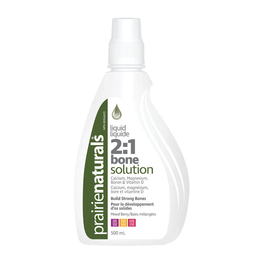 PrairieNaturals   Liquid Ionic Bone Solution 2:1 Calcium, Magnesium, Boron, & Vitamin D   500mL