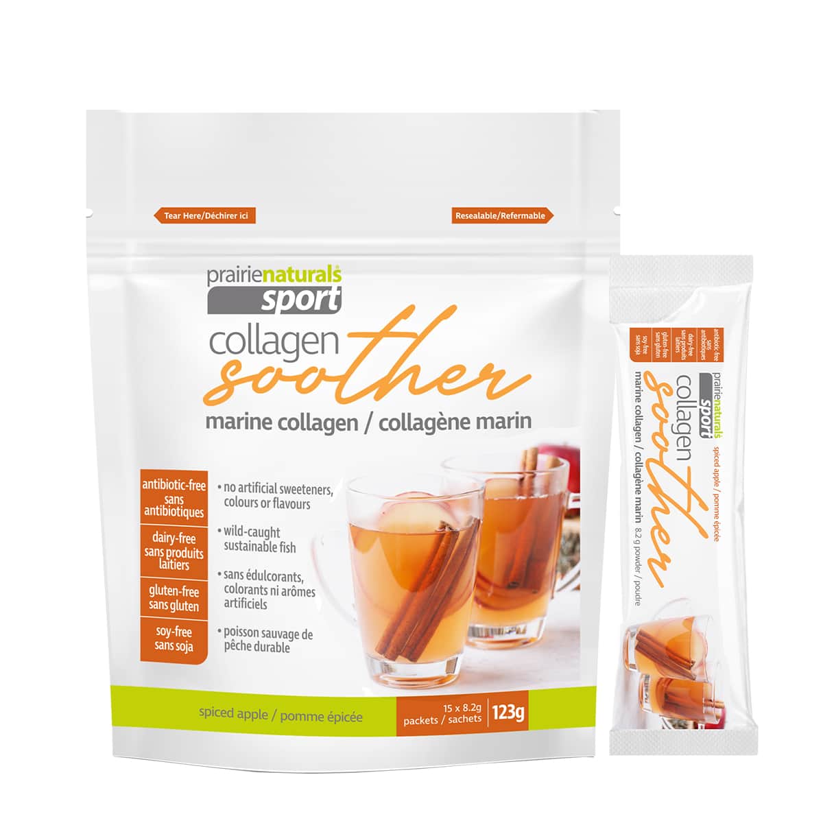 NEW! Marine Collagen Soother - Spiced Apple  8.2g x 15