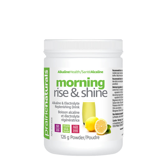 Morning Rise & Shine pH Balancing Lemon, Aloe, & Mineral Drink Mix  126g