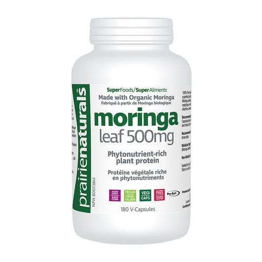 Organic Moringa Leaf  180 V-Caps