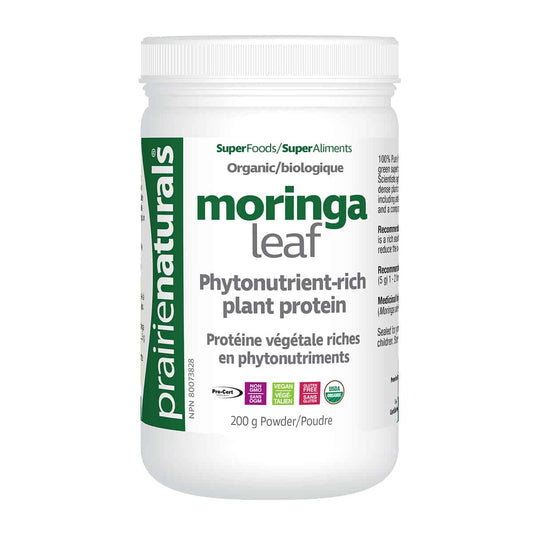 Prairie Naturals Organic Moringa Leaf Powder - 200 Gram
