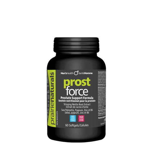 PrairieNaturals   Prost-Force Prostate Support for Men   60 Softgels