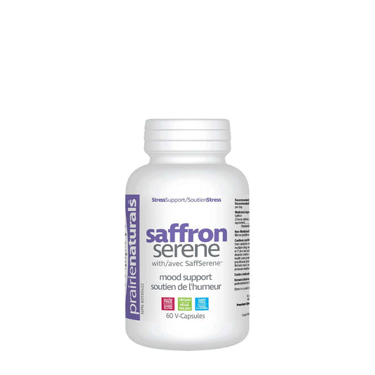PrairieNaturals   NEW! Saffron Serene with SaffSerene™   60 V-Caps