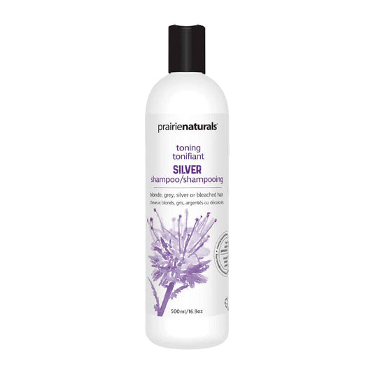 PrairieNaturals   Silver Shampoo for Blonde & Grey Hair   500mL
