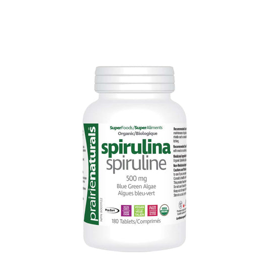 Organic Spirulina Blue Green Algae  180 Tablets