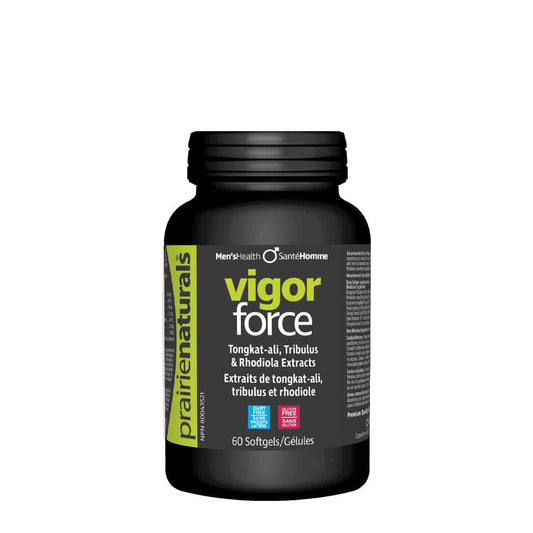 PrairieNaturals   Vigor-Force Libido & Endurance for Men   60 Softgels