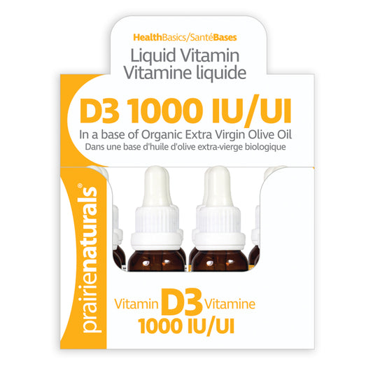 Prairie Naturals Liquid Vitamin D3 Cholecalciferol 1,000 IU - 15ml