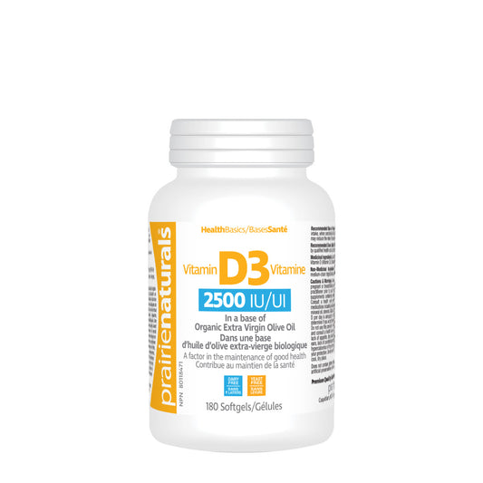 Vitamin D3 2500IU 180 Softgels