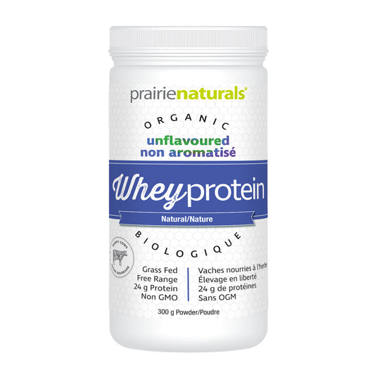 PrairieNaturals   Organic Grass-Fed Whey Protein - Natural   300g