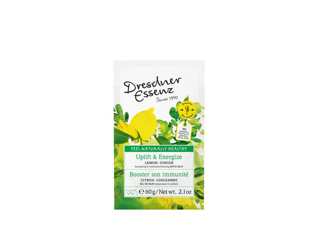 AXEL KRAFT   BATH POWDER, UPLIFT & ENERGIZE, LEMON/GINGER, 60g x 12 sachets