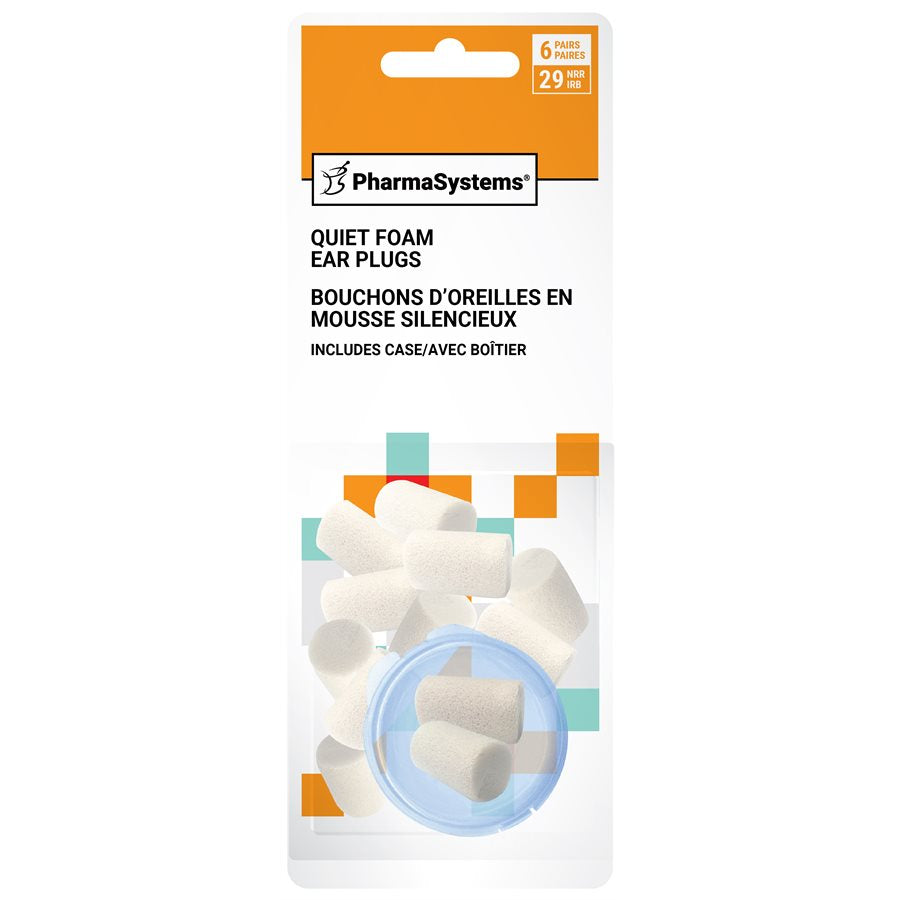 EAR PLUGS QUIET FOAM WHITE PS838 6PR