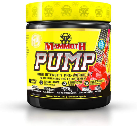 Mammoth   Mammoth Pump Swedish Very Berry 30 Serve