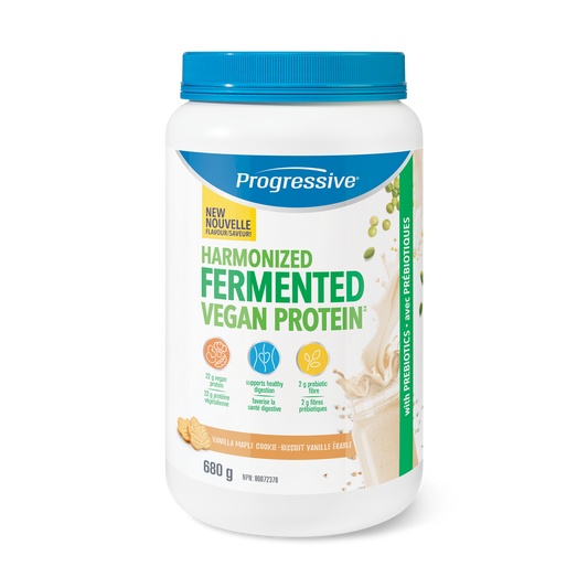 Progressive Fermented Vegan Protein   680g Vanilla Maple Cookie