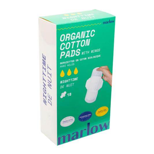 Marlow   Organic Cotton Pads (Nighttime) 18ct