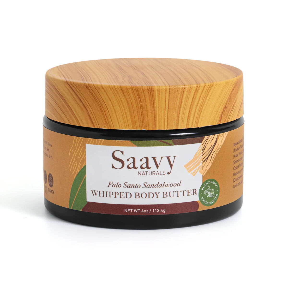 Saavy Naturals - Whipped Body Butter Palo Santo 113g